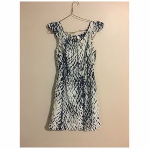 Navy and Beige Gap Dress